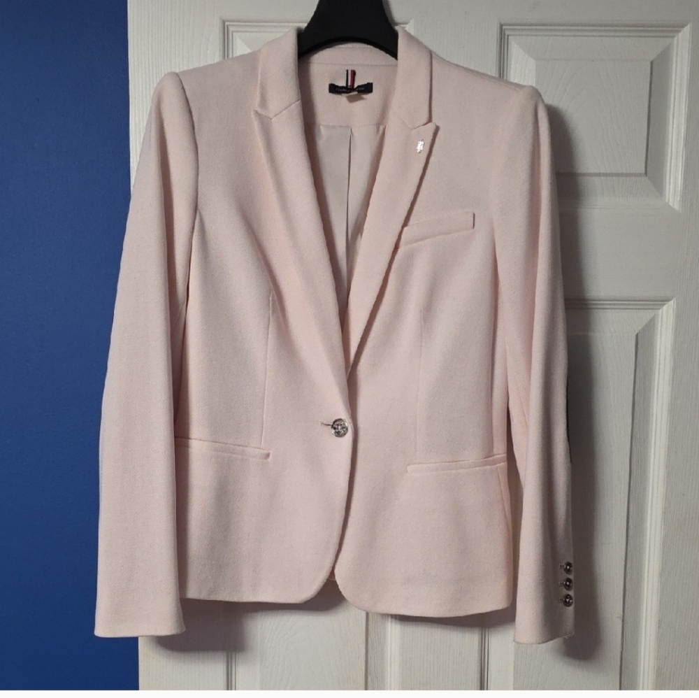 Tommy Hilfiger Light Pink Women's Blazer - Picture 9 of 9